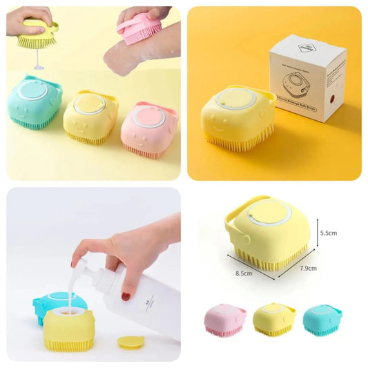 Silicone Bath Brush – Exfoliating & Baby Safe