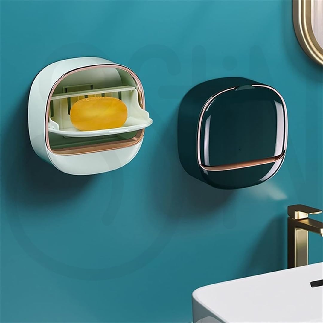Smart Drain Wall Soap Dish Keeps Bar Soap Dry