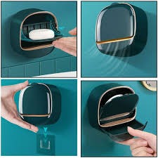 Smart Drain Wall Soap Dish Keeps Bar Soap Dry